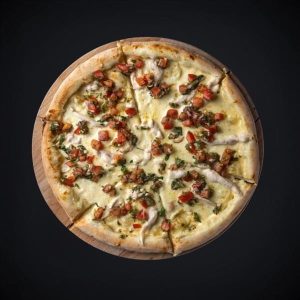 Пицца с томатами конкассе