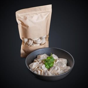 Пельмени с лососем и треской